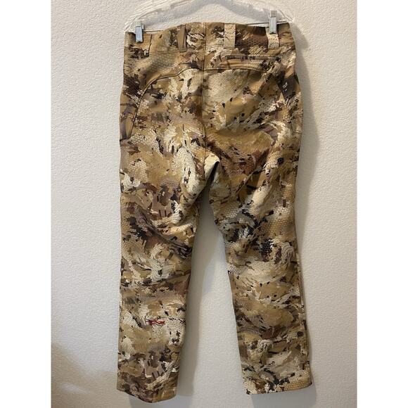 NEW Sitka Grinder Pant Softshell Hunting Hiking Pants Camo Waterfowl Men 33 Tall - Picture 2 of 10